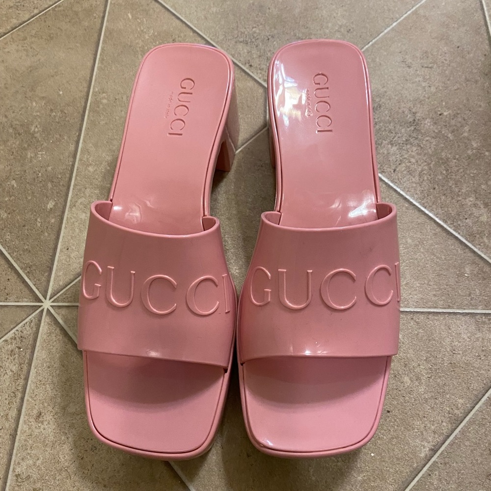 Gucci Jelly Sandals